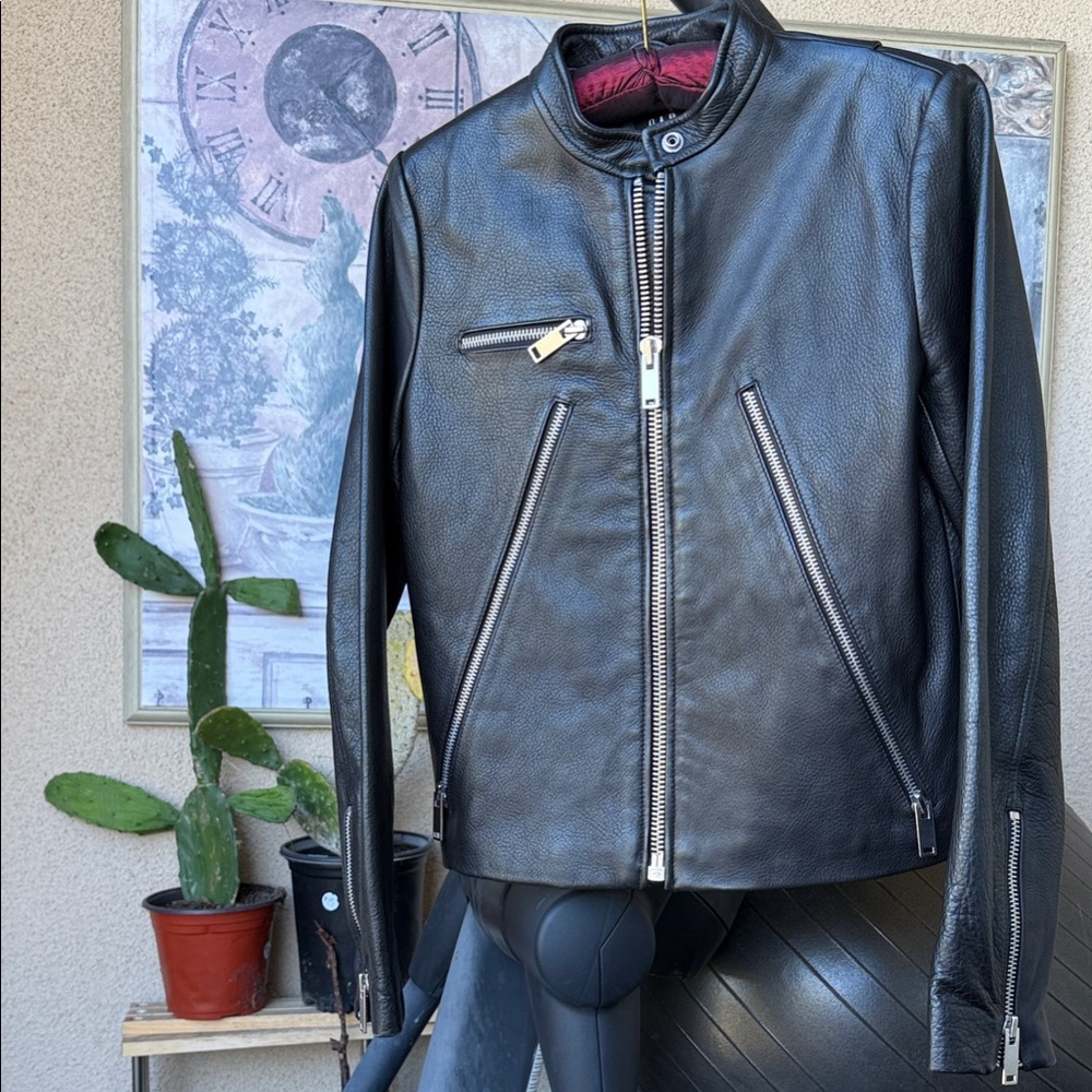 GAP Black Leather Jacket